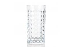 China Ribbed Whisky Drinking Glasses Cup Custom Etched Glassware For Vodka Shot supplier