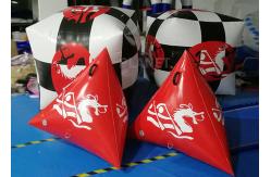 China 2 Meter Water Marine Marker Buoys Inflatable Cube Buoys OEM Service supplier