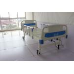 220CM 250kg Manual Hospital Beds Aluminum Alloy With Mattress Semi Fowler Bed for sale