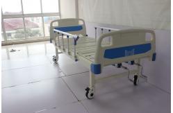 China 220CM 250kg Manual Hospital Beds Aluminum Alloy With Mattress Semi Fowler Bed supplier