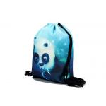 Folding Canvas Drawstring Backpack 39*30cm Cinch Sack Backpack for sale