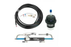 China 214mm Stroke Rotary Steering Kit swing Cylinder Helm 350HP supplier