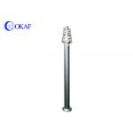 Pneumatic Telescopic Mast Pole Self - Locking 8 Section 15M Height On Trailer for sale