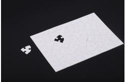 China Interlocking Puzzle Playing Cards Black Spade Card OEM supplier