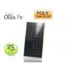 White Frame PV Solar Panels / Polycrystalline Silicon Solar Panels Blue Cell Color for sale