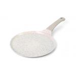 White LFGB 26 CM 3MM Aluminium Frying Pan With Lid for sale