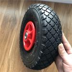 3.00-4 10 Inch Sack Truck Wheels Hand Trolley Wheels Pneumatic OEM 240mm for sale