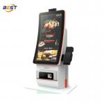 Desktop Self-service Ordering Kiosk Complete POS System with Barcode Scanner Cash Register for sale