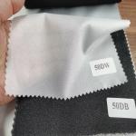 Garment Fusing Interlinings Linings GAOXIN Fusible Woven Polyester 40gsm /-2g Custom Width for sale