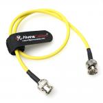 Alvin's Cables 12G SDI Flexible Coaxial Cable BNC Male to Male for RED Komodo| Atomos Monitor 75 Ohm Shielded Cable for 4K Video Camera, Yellow for sale