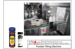 China Multi station Rotary Powder Filling Machine With Servo Drive Controlled Auger supplier