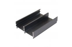 China Black Anodized Aluminium Window Frame Profiles For Construction supplier