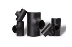 China X-ray Tested Reducing Equal Tee in Black for High Pressure Systems supplier