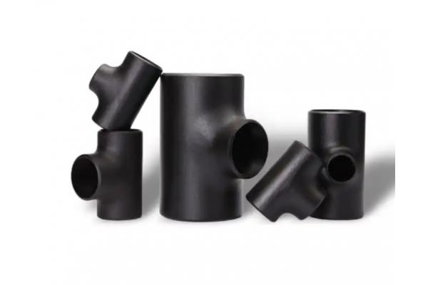 X-ray Tested Reducing Equal Tee in Black for High Pressure Systems