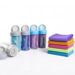 Large Microfibre Ice Wet Cooling Towel Rags For Sports 50x100 90x180 for sale
