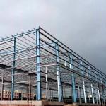 PVDF/PTFE/PVC Coated Steel Structure Workshop Building With Crane Lift Capability for sale