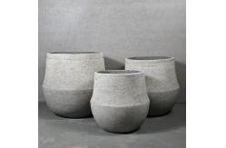 China Frost Resistant Weatherproof Fiber Cement Flower Pot With Ancients Style supplier