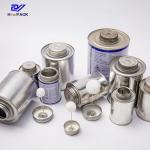 Screw Top PVC Cement Tin Can Adhesive Metal Container With Dauber And Brush