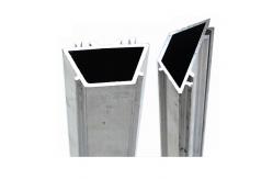 China Square Aluminum Heatsink Extrusion / Window Frame Parts Good Water Tightness supplier