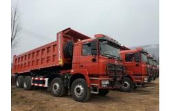 China Tipper WEICHAI Diesel Engine SHACMAN F3000 Dump Truck 8x4 380 EuroII Red supplier