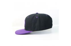 China Adults Flat Brim Snapback Hats Custom Logo Flat Bill Cap With Plastic Buckle supplier