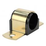 Gold Zinc Metal Steel Anti-vibration Custom Size Omega Cushion Clamps for sale
