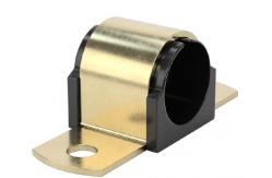 China High Quality Two Holes Pipe Omega Cushion Clamps supplier