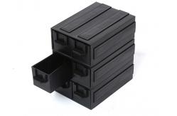 China Black Plastic Anti Static ESD IC Component Drawer Box supplier