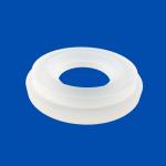 Perforated Machining Quartz Glass Ring Shaped CNC Parts Frosting Color for sale