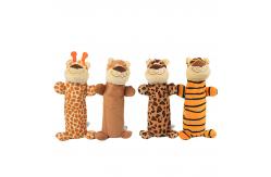 China Smile Lion Plush Pet Toys Environmentally Friendly PP Cotton Material supplier