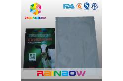 China Flat three sides sealed mylar foil zipper with hange hole supplier