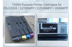 China Kyocera TK590K Toner Cartridge Black For FS-C2526 C2626 M6026 M6526 supplier