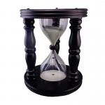 8 Hour Sand Timer Hourglass Stool Wood Color Customized ODM for sale
