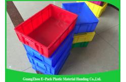 China Industrial Euro Plastic Storage Boxes , Customized Heavy Duty Plastic Storage Crates supplier