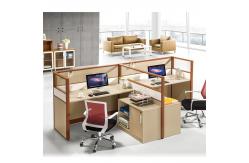 China Modular Office Cubicle Workstations Modern Board Wall Partition Customized Size supplier