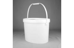 China Oval Shape Food Grade PP 10L Plastic Pail Excellent Seal Ability supplier