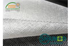 China Raschel Brush Weft Insert Fusible Interlining B6000 For Overcoats supplier