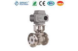China Fluorine Lined Electric Operated Ball Valve Flange Connection Corrosion-Resistant supplier