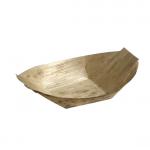 Biodegradable Natural Bamboo Leaf Bowl Bamboo Boat Plate For Party for sale