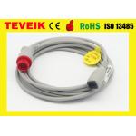 Factory Price of Medical 78205A Invasive Blood Pressure IBP Cable, Round 12pin to Abbott Adapter for sale