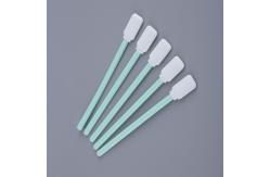 China Lint Free Polyester Swab Stick Non Woven Head For Inkjet Printer Cleaning supplier