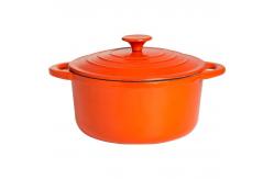 China Enamel cast iron soup pot supplier