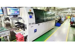 China 400mm PCB Lead Free Wave Solder Machine Upper Exhaust Auto Feed RF-400B supplier