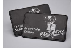 China Reflective Silver Logo Heat Transfer Garment Labels TPU Embossed supplier