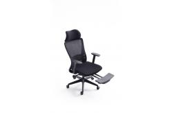 China OEM ODM 68*64*114mm Mesh Swivel Office Chair With Footrest supplier