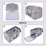 Breathable Foldable Pet Travel Backpack , Small Dog Carrier Backpack 20kg