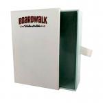 Cardboard Paper Drawer Box Custom Printed With Transparent Tray Insert for sale