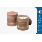 Custom Logo Design Packaging Cylinder Round Cardboard Boxes For Candle for sale