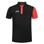 M to 3XL Mens Polo T Shirt V Neck Color Red Contrast Black for sale