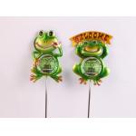 Metal Frog Solar Powered Decorative Item With Small / Medium Size for sale